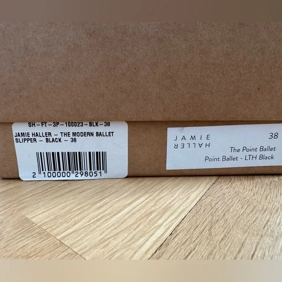 Jamie Haller Point Ballet black 38 NIB - Picture 5 of 6